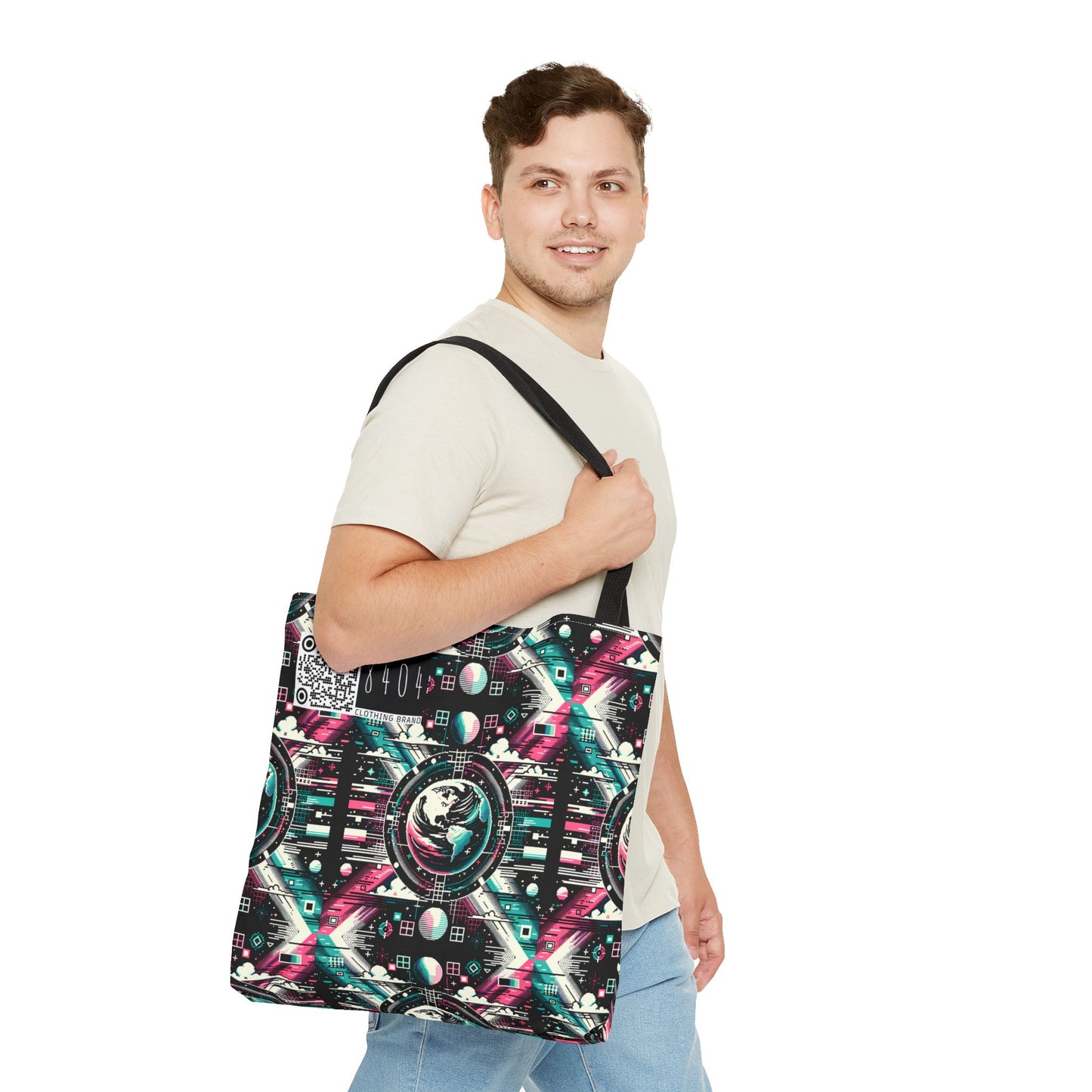 Digital Artistry Digital-native Streetwear Tote Bag - 8404 Design-62