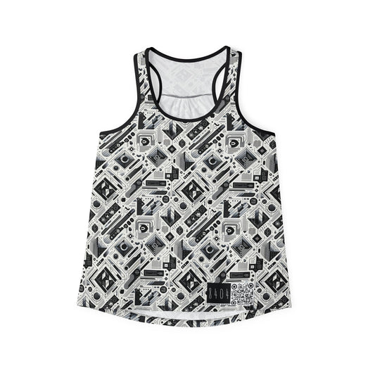 Tech Minimalism Minimalist Tech Women's Tank Top - 8404 Design-72