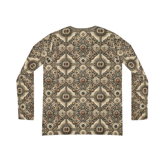 Graphic Workwear Capsule Artisanal Workwear Fusion Women's Long Sleeve V-Neck Shirt - 8404 Design-61