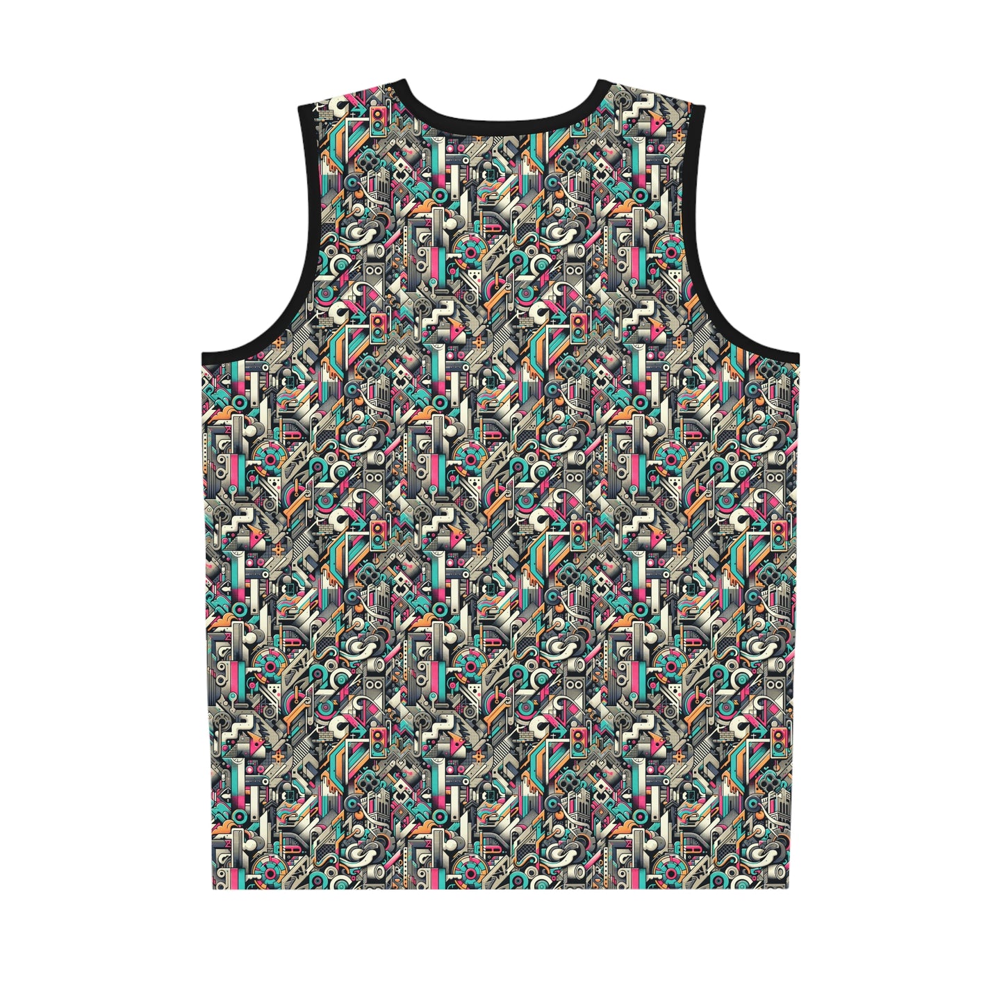 Digital Street Art Urban Street Style Basketball Jersey - 8404 Design-74