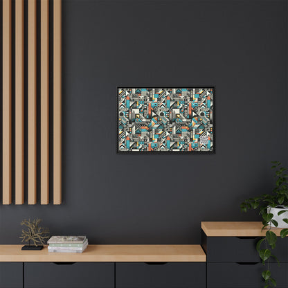 Digital Street Art Urban Street Style Matte Canvas, Framed (multi-color) - 8404 Design-81 A