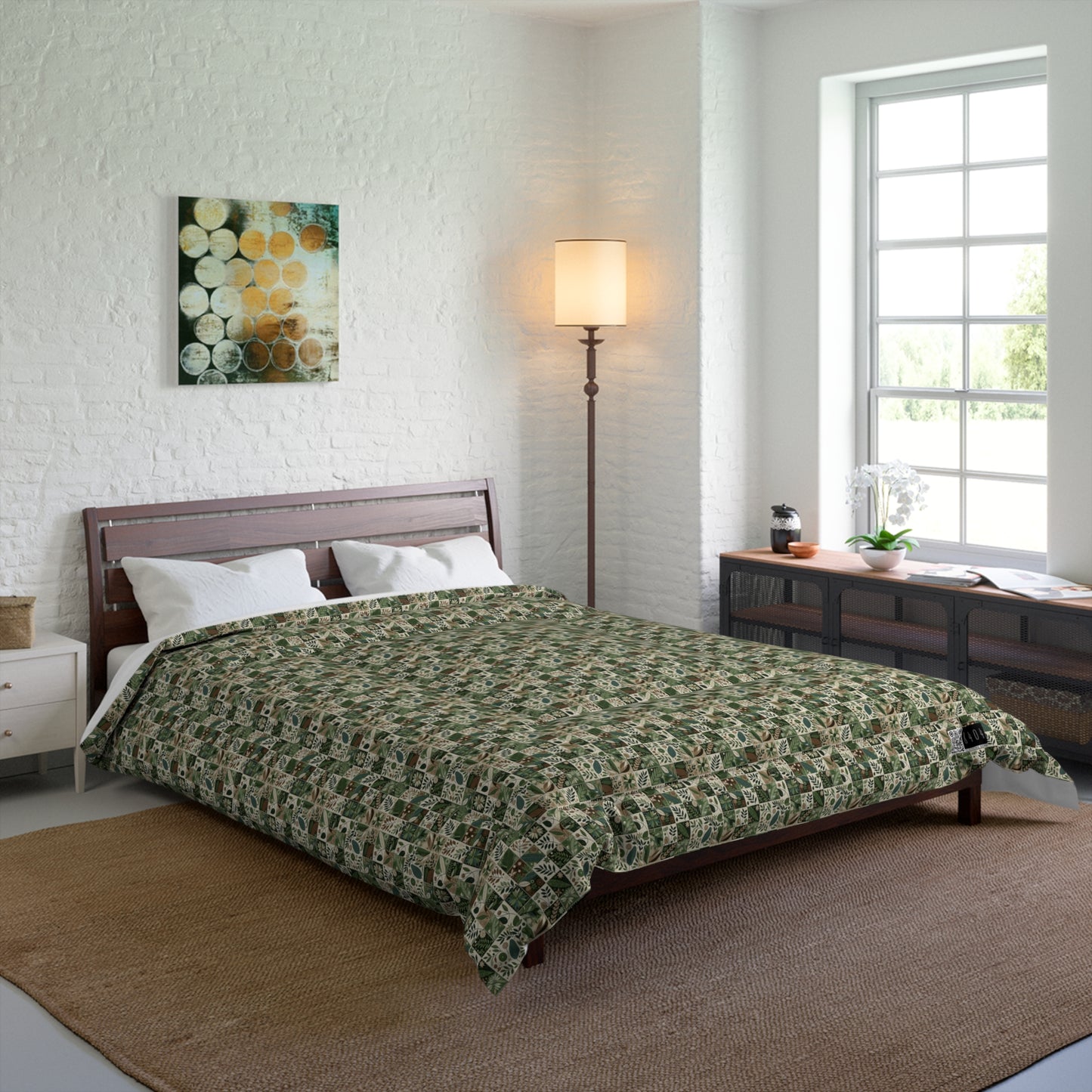 Streetwear Sustainability Environmentally Conscious Streetwear with a Natural Aesthetic Comforter - 8404 Design-57