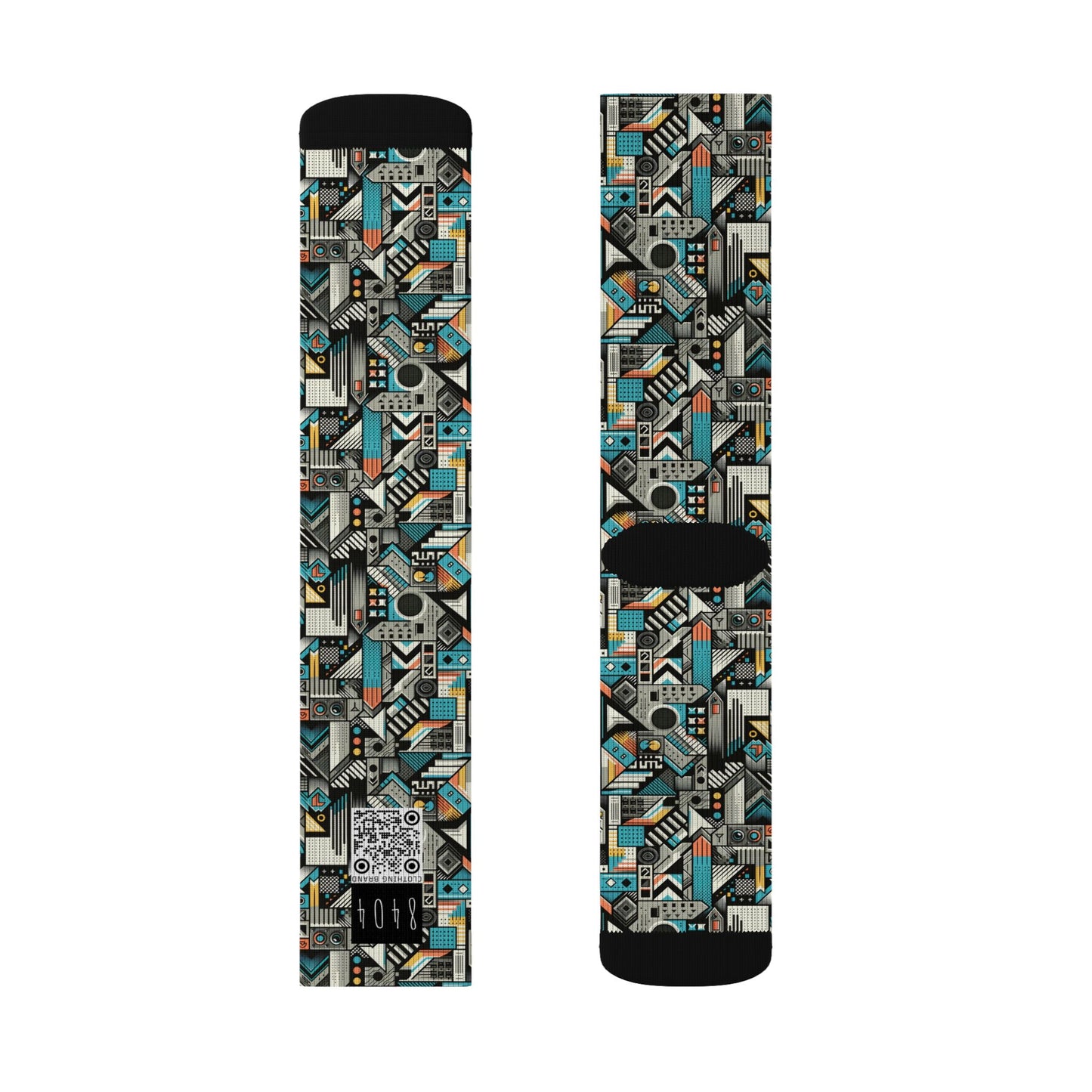 Digital Street Art Urban Street Style Sublimation Socks - 8404 Design-81