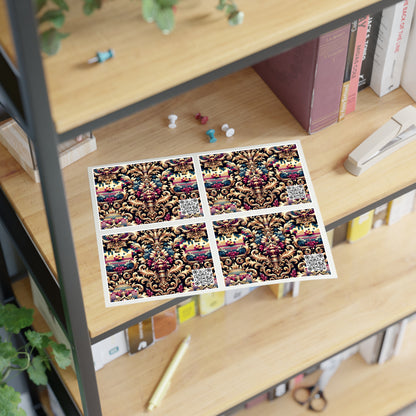 Digital Renaissance Modern Baroque Fusion Sticker Sheets - 8404 Design-53