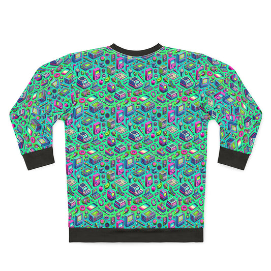 Y2k Revival Nostalgic Futurism Sweatshirt - 8404 Design-48