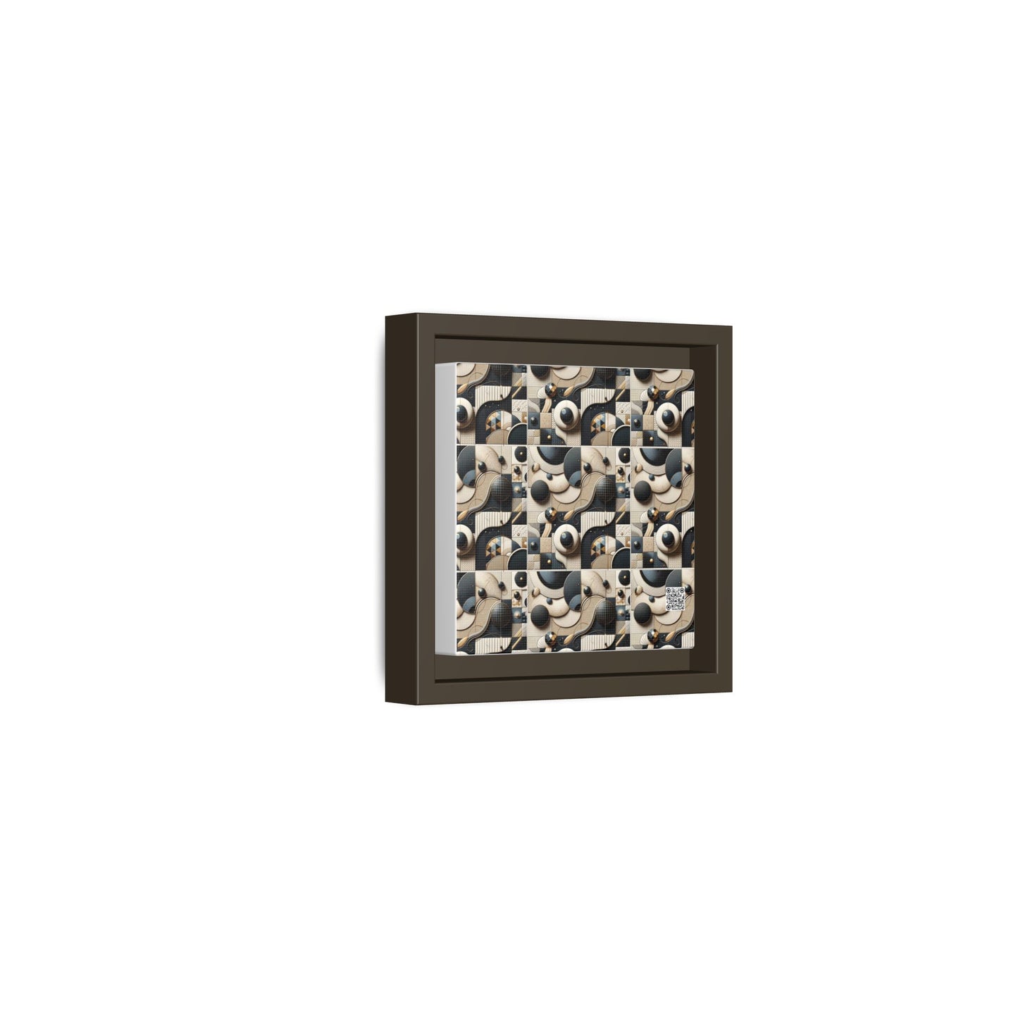 Tech-forward Luxe Streetwear Tech Luxe Fusion Matte Canvas, Framed (multi-color) - 8404 Design-71 B