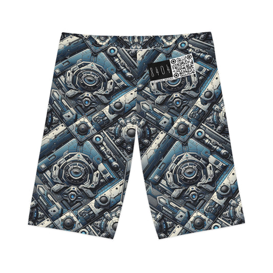 Tech Utility Fusion Tech-Forward Utility With a Futuristic Edge Women's Bike Shorts - 8404 Design-43
