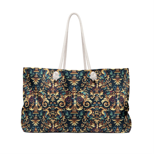 Digital Renaissance Modern Baroque Fusion Weekender Bag - 8404 Design-57