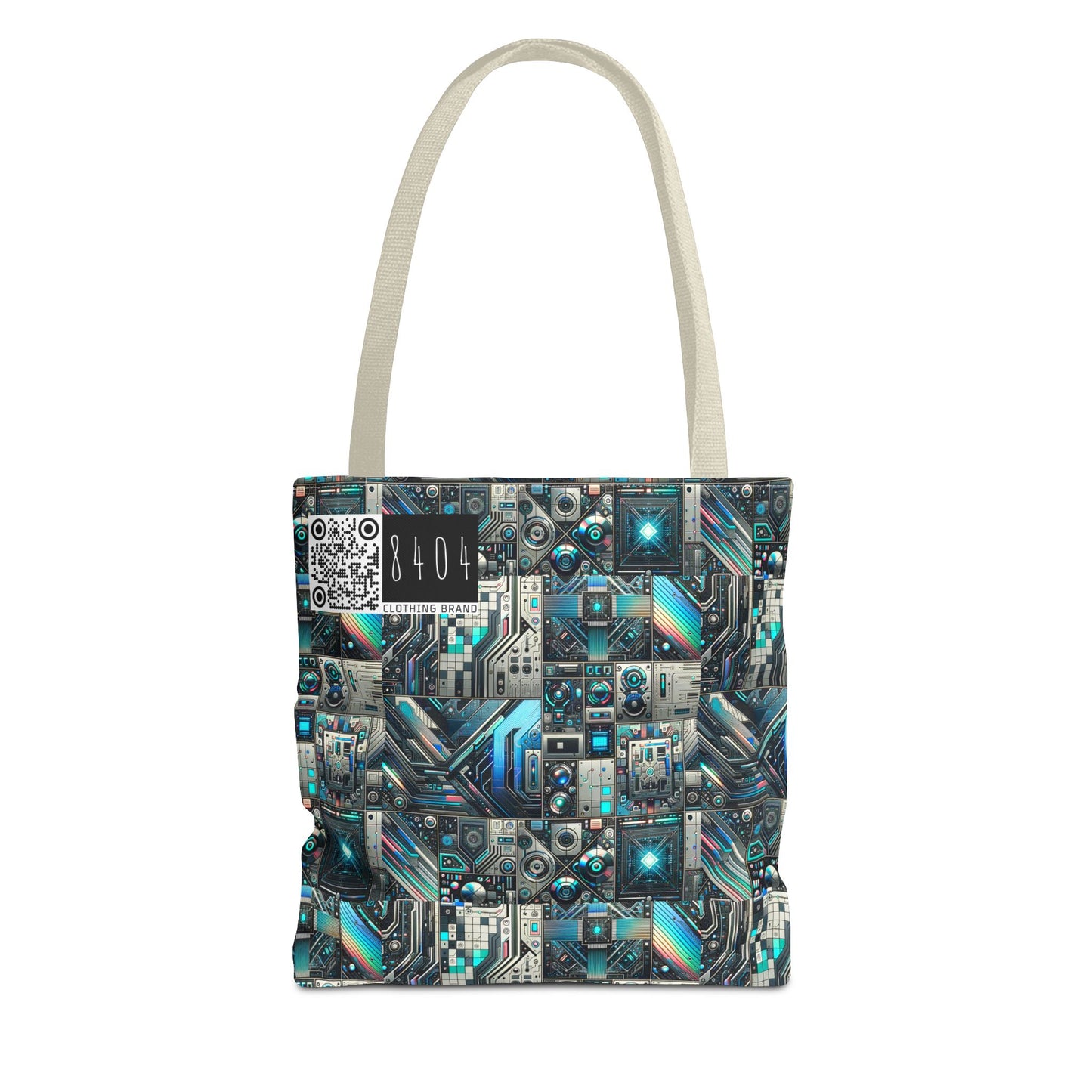Tech-Infused Futurism Sleek Tech Edge Tote Bag - 8404 Design-48