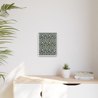 Digital Street Art Urban Street Style Matte Canvas, Framed (multi-color) - 8404 Design-81 A