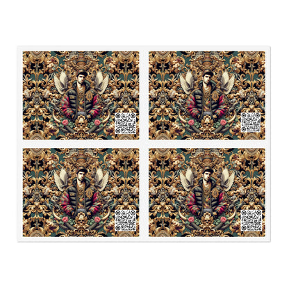 Digital Renaissance Luxurious Streetwear Inspired By Classical Art With a Modern Twist Sticker Sheets - 8404 Design-59