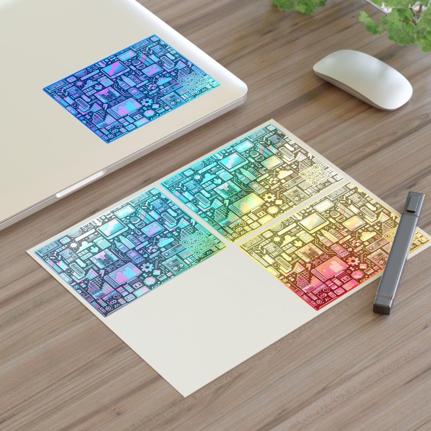 Digital Rebellion Youthful Streetwear with a Rebellious Digital Twist Sticker Sheet - 8404 Design-71