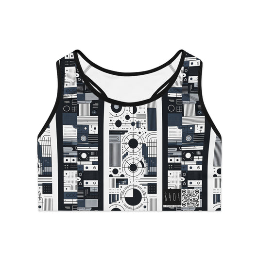 Minimalist Athleisure Minimalist Tech Sports Bra - 8404 Design-54