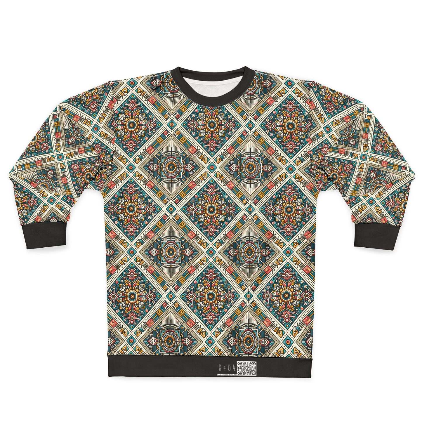 Cultural Fusion Tech Blend of Cultural Heritage With Tech-Inspired Elements Sweatshirt - 8404 Design-64