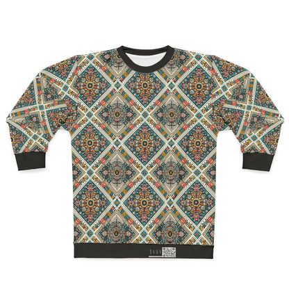 Cultural Fusion Tech Blend of Cultural Heritage With Tech-Inspired Elements Sweatshirt - 8404 Design-64