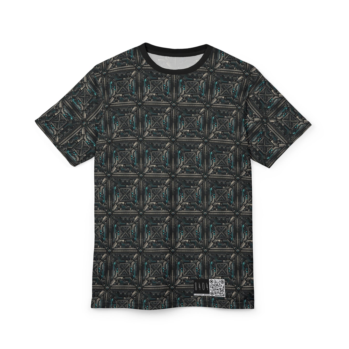 Tech Noir Futuristic Tech Aesthetic with a Dark Twist Unisex Cut & Sew Tee - 8404 Design-59