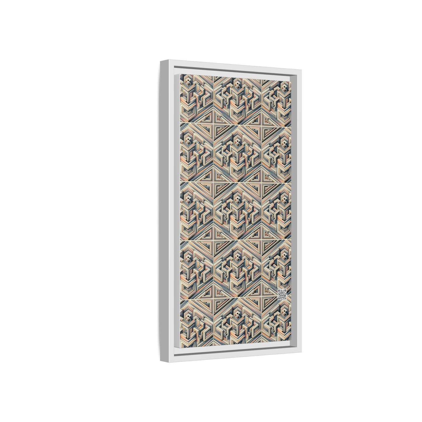 Tech Illusion Graphics Futuristic Artistry Matte Canvas, Framed (multi-color) - 8404 Design-52 B