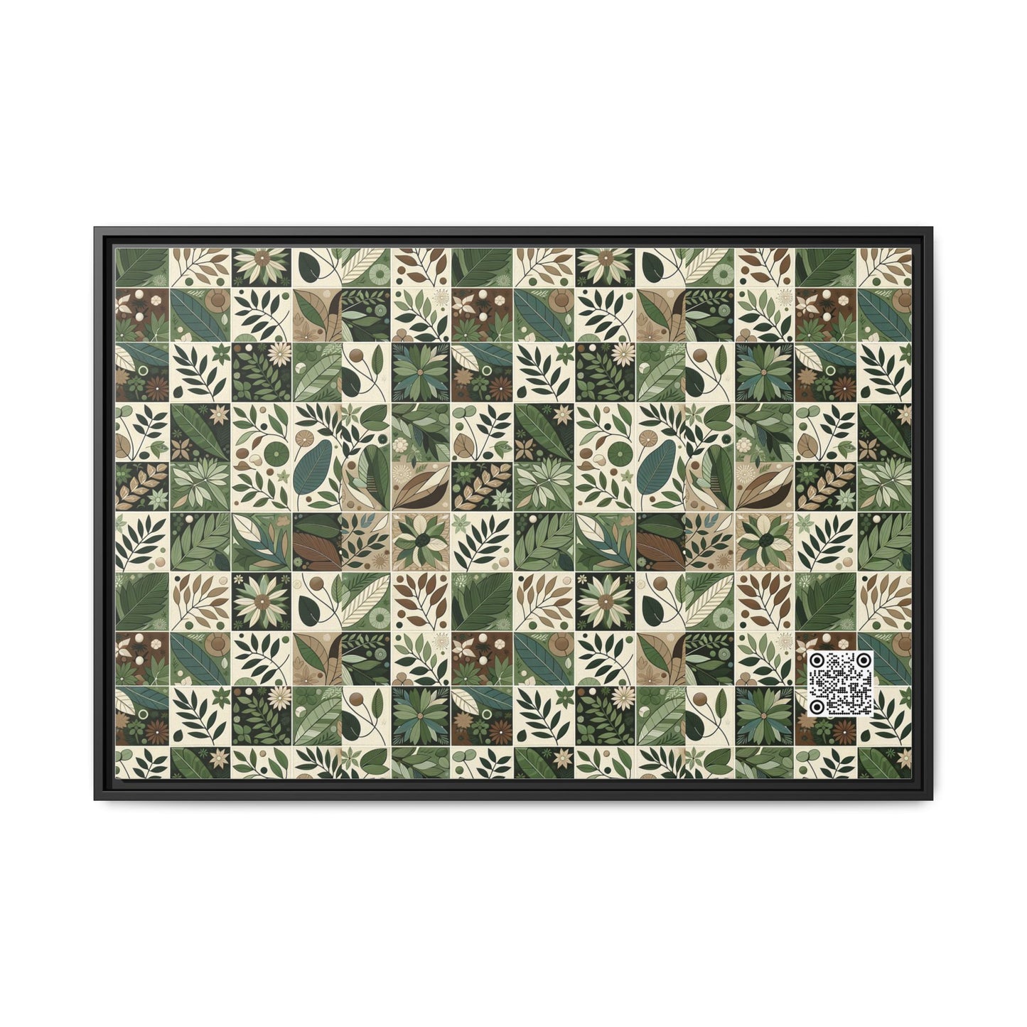 Streetwear Sustainability Environmentally Conscious Streetwear with a Natural Aesthetic Matte Canvas, Framed (multi-color) - 8404 Design-57 A