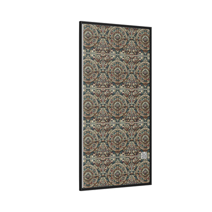 Urban Renaissance Historical Fusion With Street Edge Matte Canvas, Framed (multi-Color) - 8404 Design-57 A