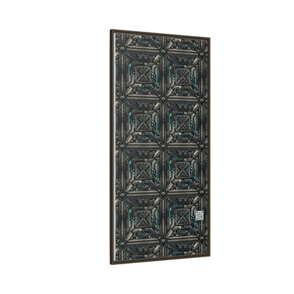 Tech Noir Futuristic Tech Aesthetic with a Dark Twist Matte Canvas, Framed (multi-color) - 8404 Design-59 B