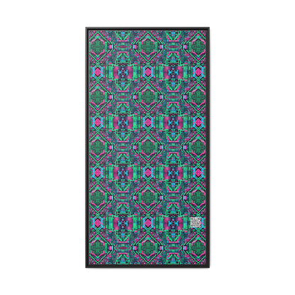 Digital Glitch Vibes Tech-Inspired Streetwear Matte Canvas, Framed (multi-Color) - 8404 Design-71 A