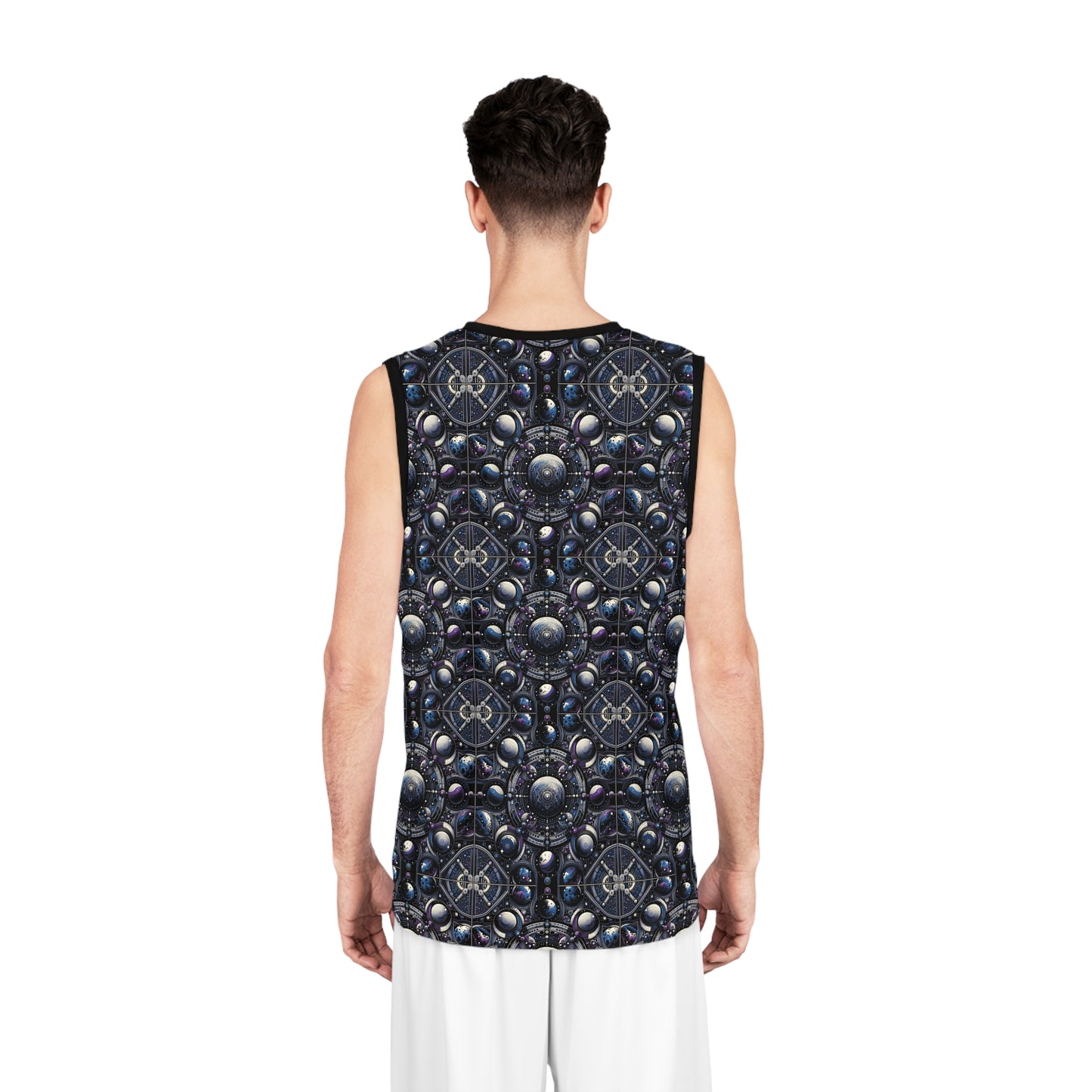Tech Astronaut Tech-Forward Streetwear Meets Space Exploration Basketball Jersey - 8404 Design-46