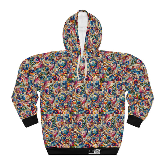 Digital Artistic Expression Artistic Streetwear Pullover Hoodie - 8404 Design-49