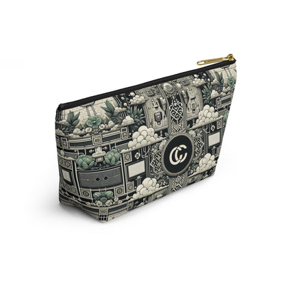 Cyber Garden Party Tech Garden Extravaganza Accessory Pouch W T-Bottom - 8404 Design-54