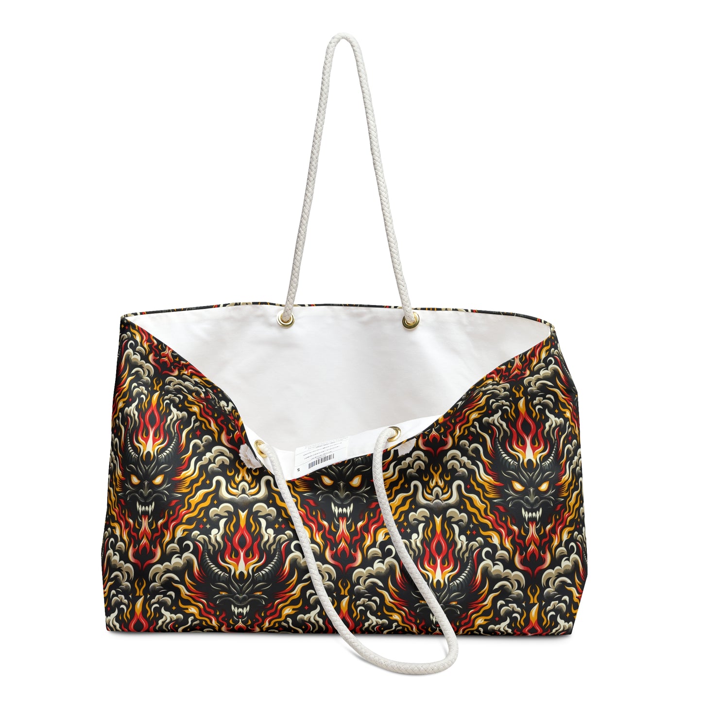 Flame Graphics Maximalist Streetwear Weekender Bag - 8404 Design-59