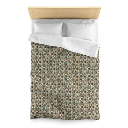 Cultural Artisanal Fusion Contemporary Cultural Elegance Microfiber Duvet Cover - 8404 Design-68