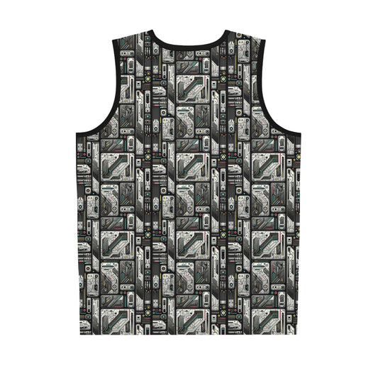 Tech Utility Gear Tech-Forward Minimalism Basketball Jersey - 8404 Design-45