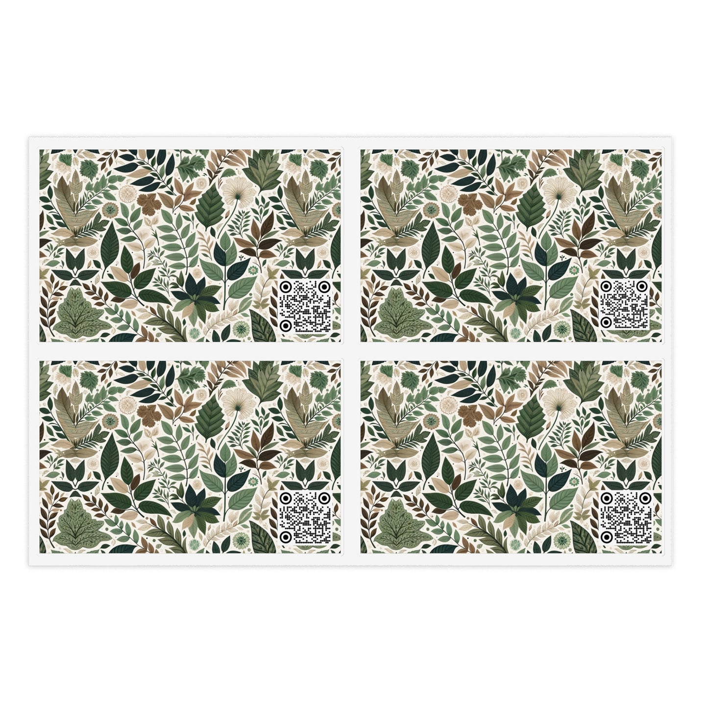 Streetwear Sustainability Environmentally Conscious Streetwear with a Natural Aesthetic Sticker Sheet - 8404 Design-57