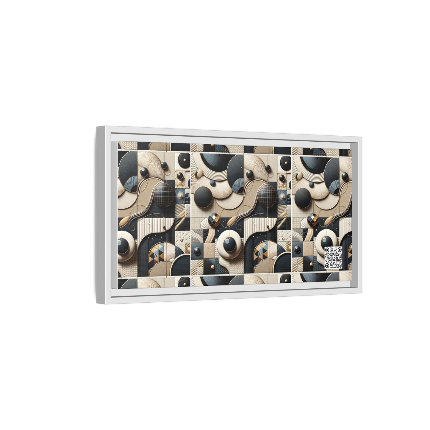 Tech-forward Luxe Streetwear Tech Luxe Fusion Matte Canvas, Framed (multi-color) - 8404 Design-71 B