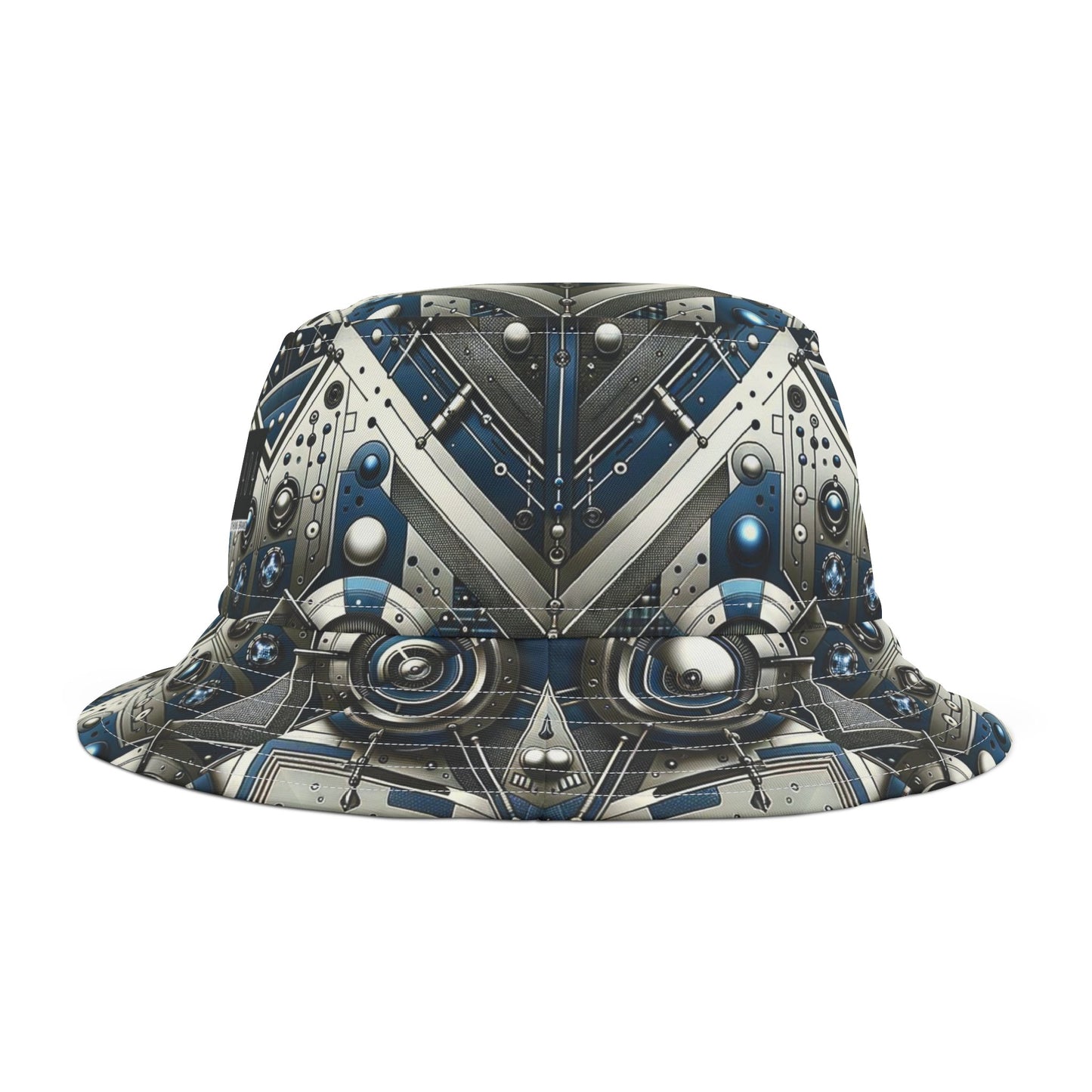 Tech Utility Fusion Tech-Forward Utility With a Futuristic Edge Bucket Hat - 8404 Design-63