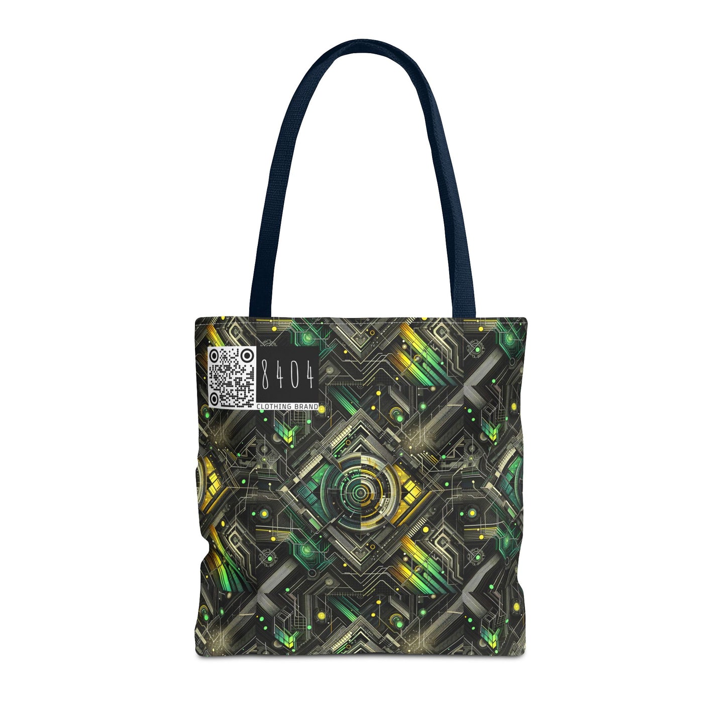 Tech Noir Graphics Tech-Inspired Streetwear Tote Bag - 8404 Design-57