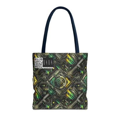 Tech Noir Graphics Tech-Inspired Streetwear Tote Bag - 8404 Design-57