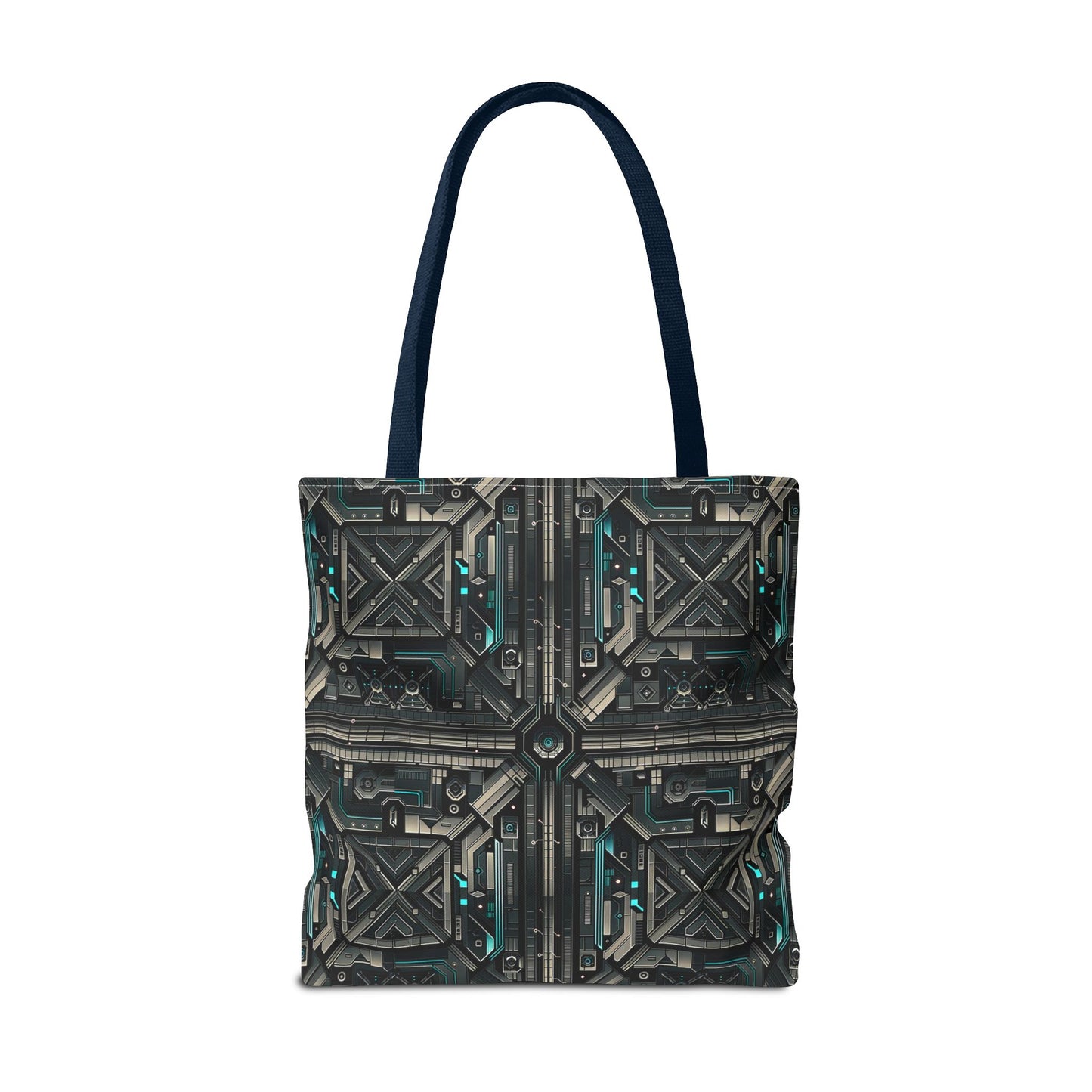 Tech Noir Futuristic Tech Aesthetic with a Dark Twist Tote Bag - 8404 Design-59