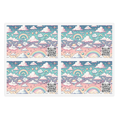 Digital Dreamland Whimsical and Nostalgic Streetwear With a Digital Twist Sticker Sheets - 8404 Design-58