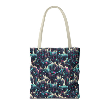 Digital Rebellion Tech-Inspired Streetwear Tote Bag - 8404 Design-51