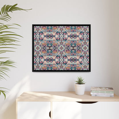 Matte Canvas, Framed (multi-Color) - 8404 Design-01