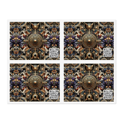 Digital Renaissance Luxurious Streetwear Inspired By Classical Art With a Modern Twist Sticker Sheets - 8404 Design-55
