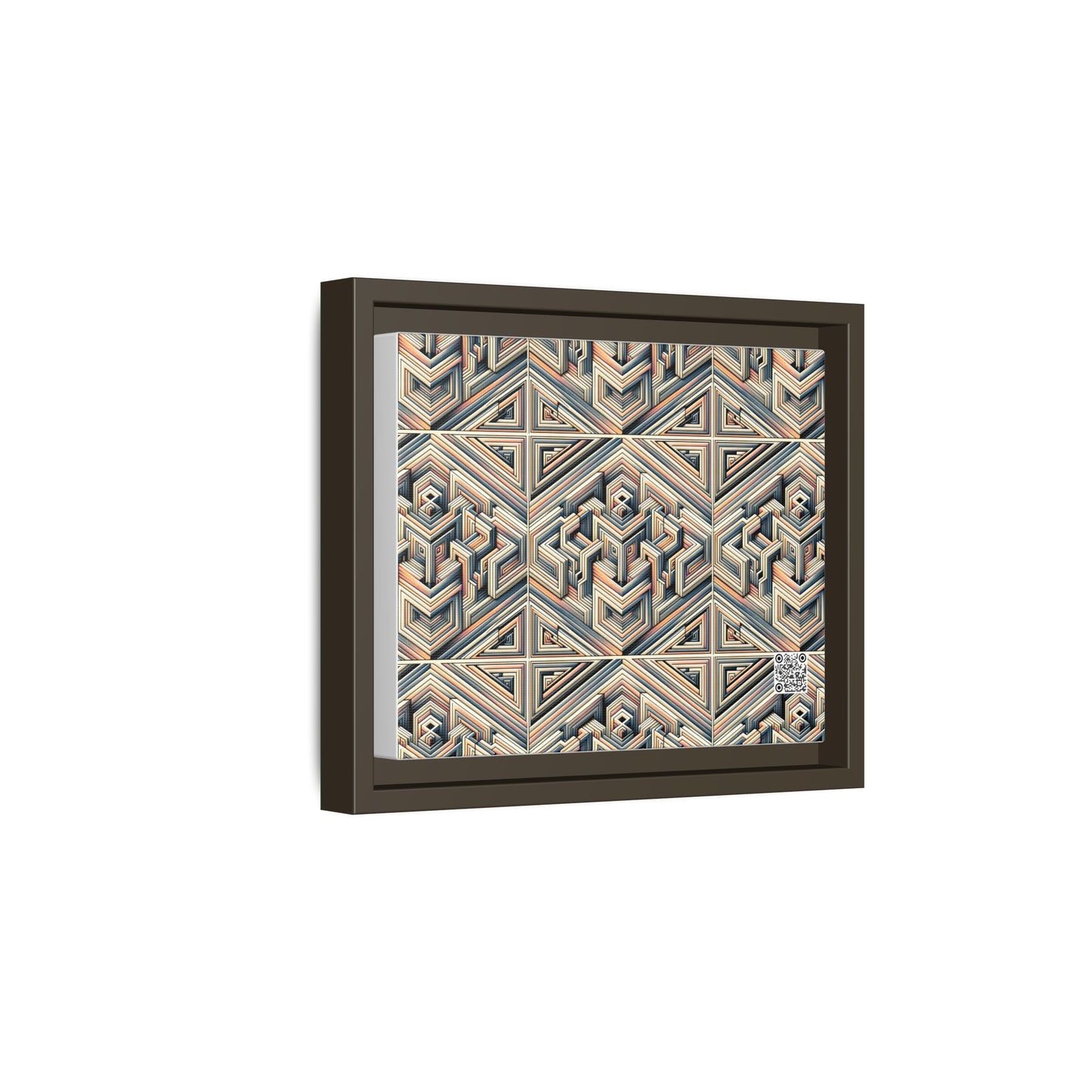 Tech Illusion Graphics Futuristic Artistry Matte Canvas, Framed (multi-color) - 8404 Design-52 B