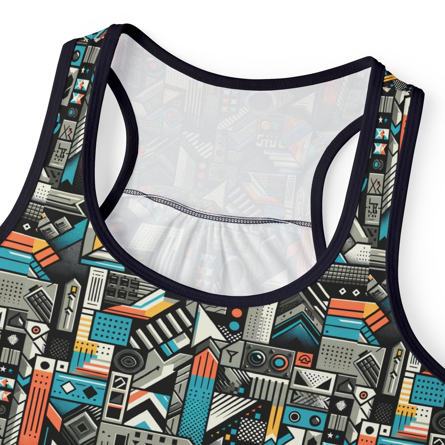 Digital Street Art Urban Street Style Women's Tank Top - 8404 Design-81