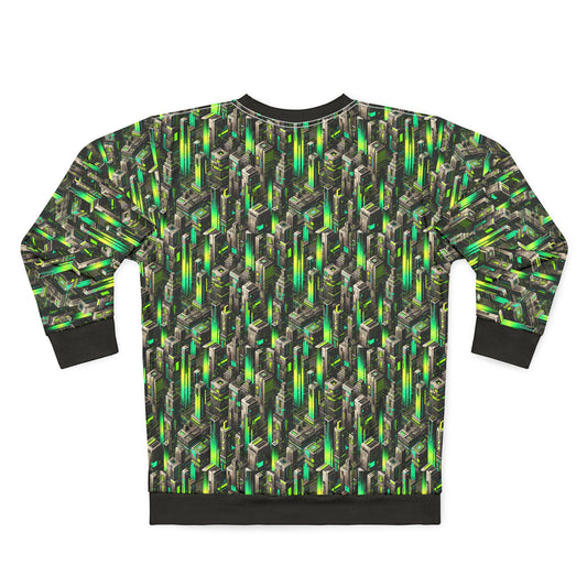 Digital Rebellion Tech-Forward Streetwear Sweatshirt - 8404 Design-63