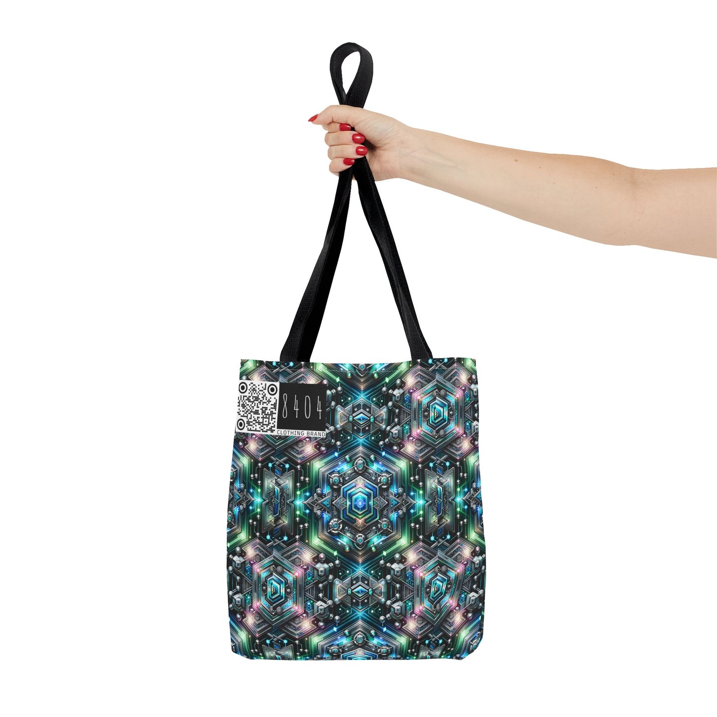 Tech-Infused Futurism Futuristic Tech Tote Bag - 8404 Design-63