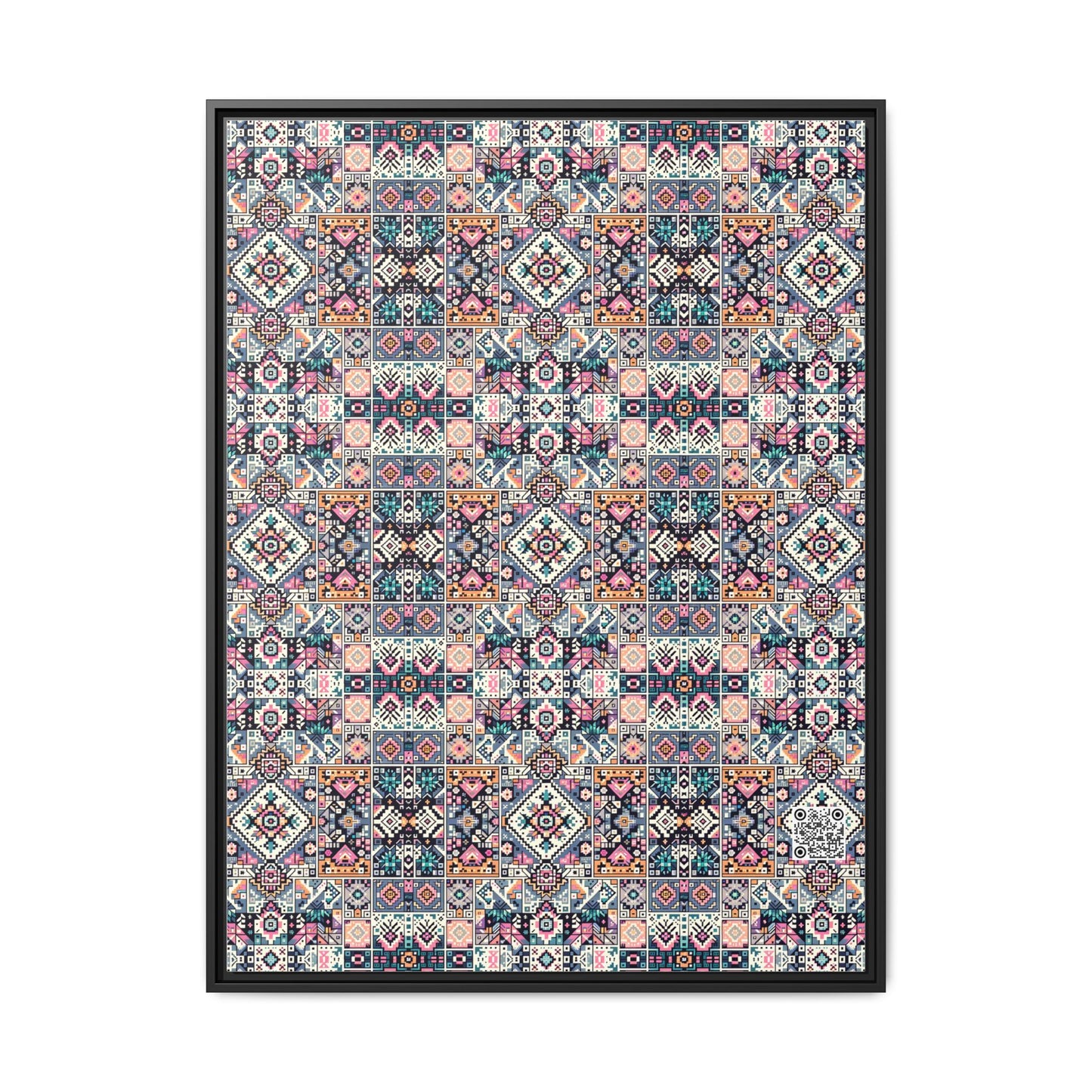 Matte Canvas, Framed (multi-Color) - 8404 Design-01