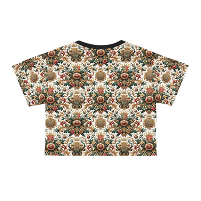 Monogram Madness Luxurious Streetwear Crop Tee - 8404 Design-68