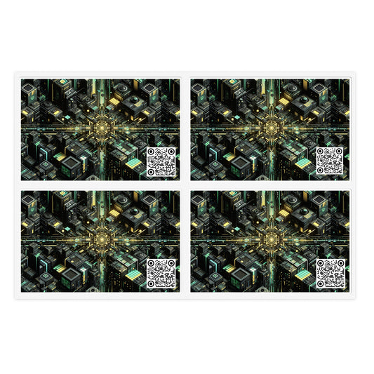 Tech Noir Graphics Tech-Inspired Streetwear Sticker Sheets - 8404 Design-66