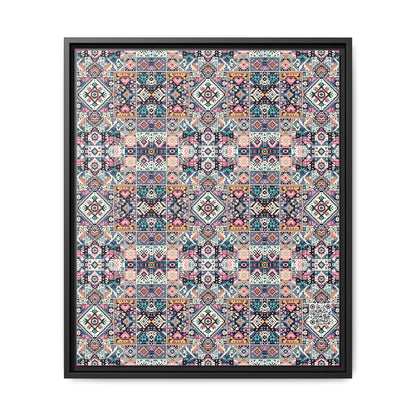 Matte Canvas, Framed (multi-Color) - 8404 Design-01