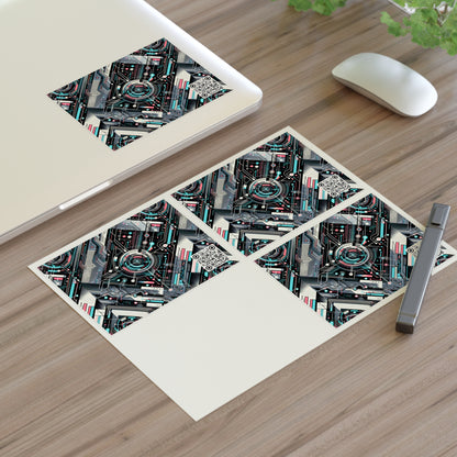 Tech-Infused Athleisure Tech-Forward Streetwear Sticker Sheets - 8404 Design-44